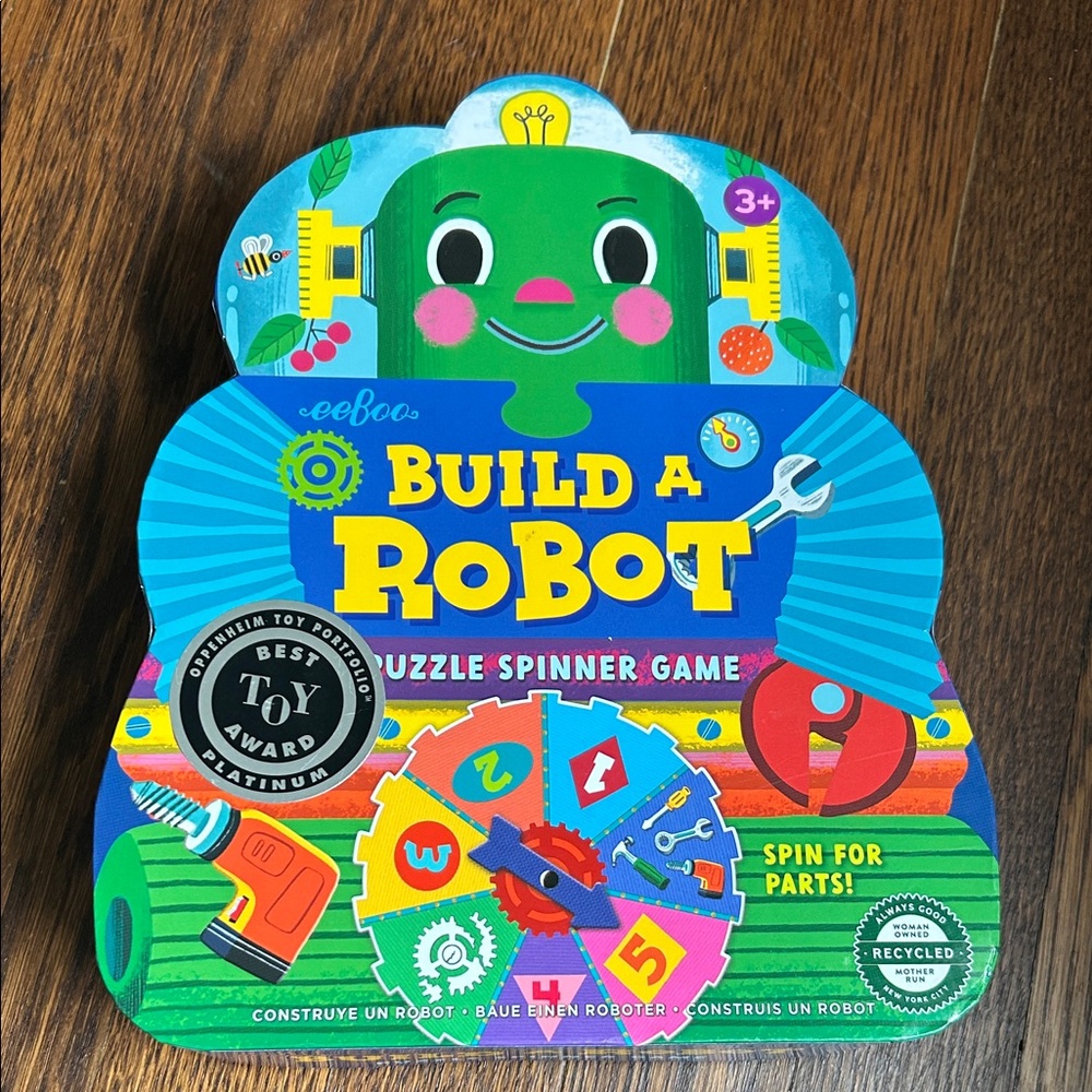 Build a Robot Puzzle Spinner Game